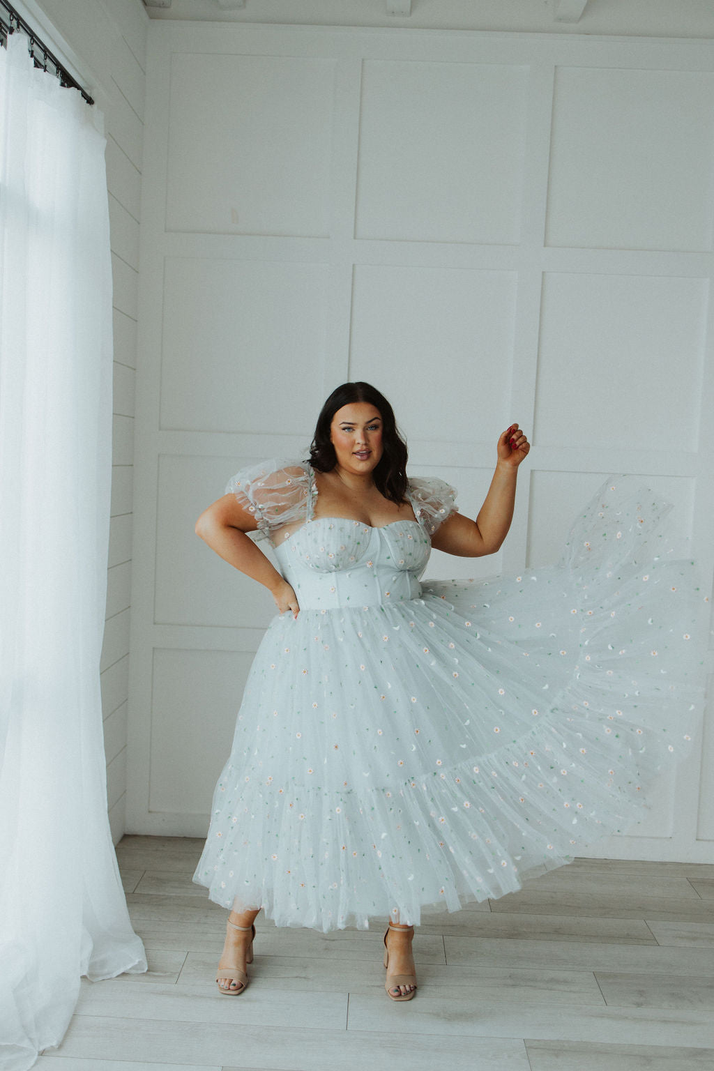 Daisy Dress - Pale Blue Passionate Daisy Dress - Pale Blue Passionate