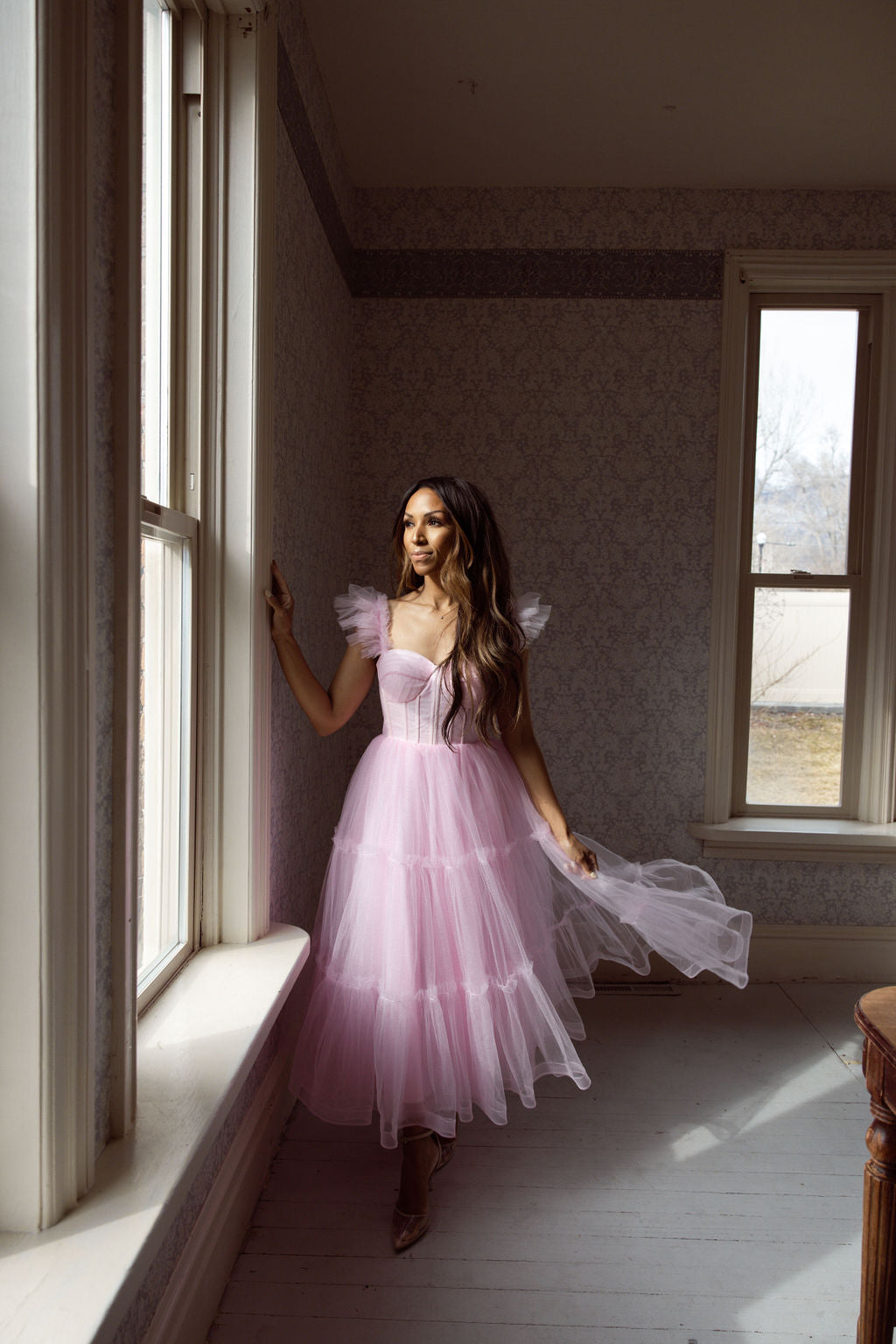 Mia Dress- Light Pink Worthy Mia Dress- Light Pink Worthy