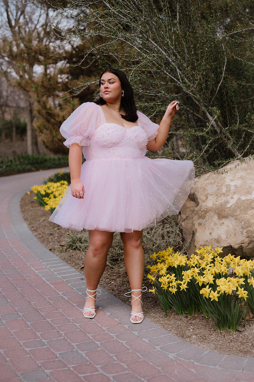 Pearl Mini Dress - Light Pink Steadfast Pearl Mini Dress - Light Pink Steadfast