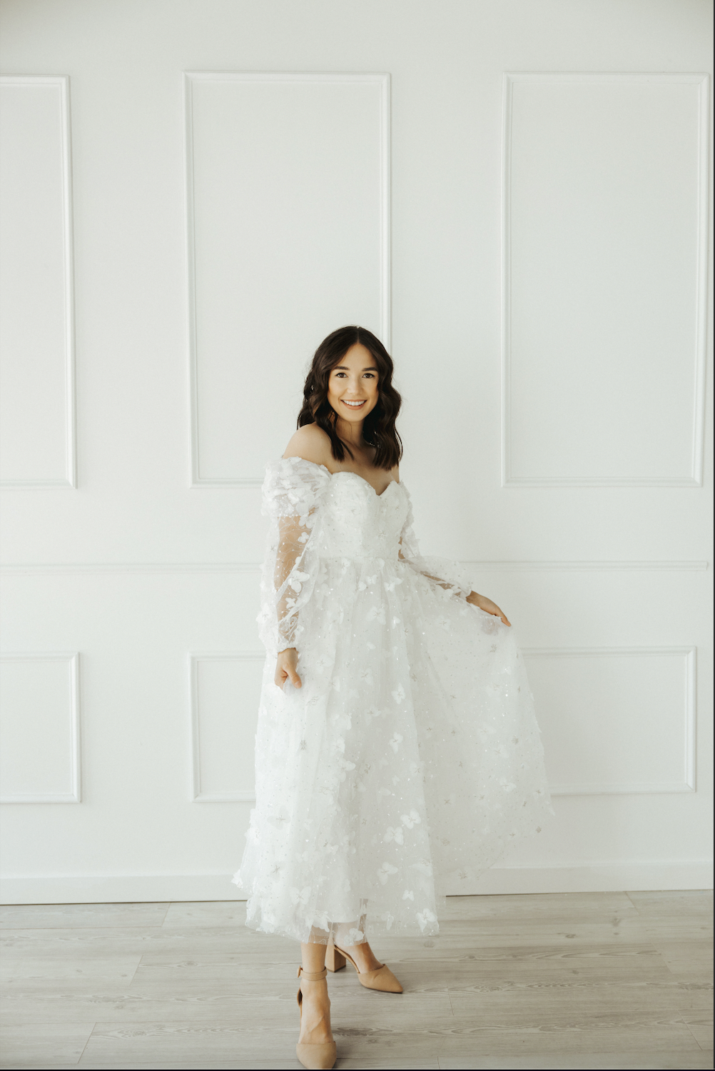 Wild Butterfly Gown White