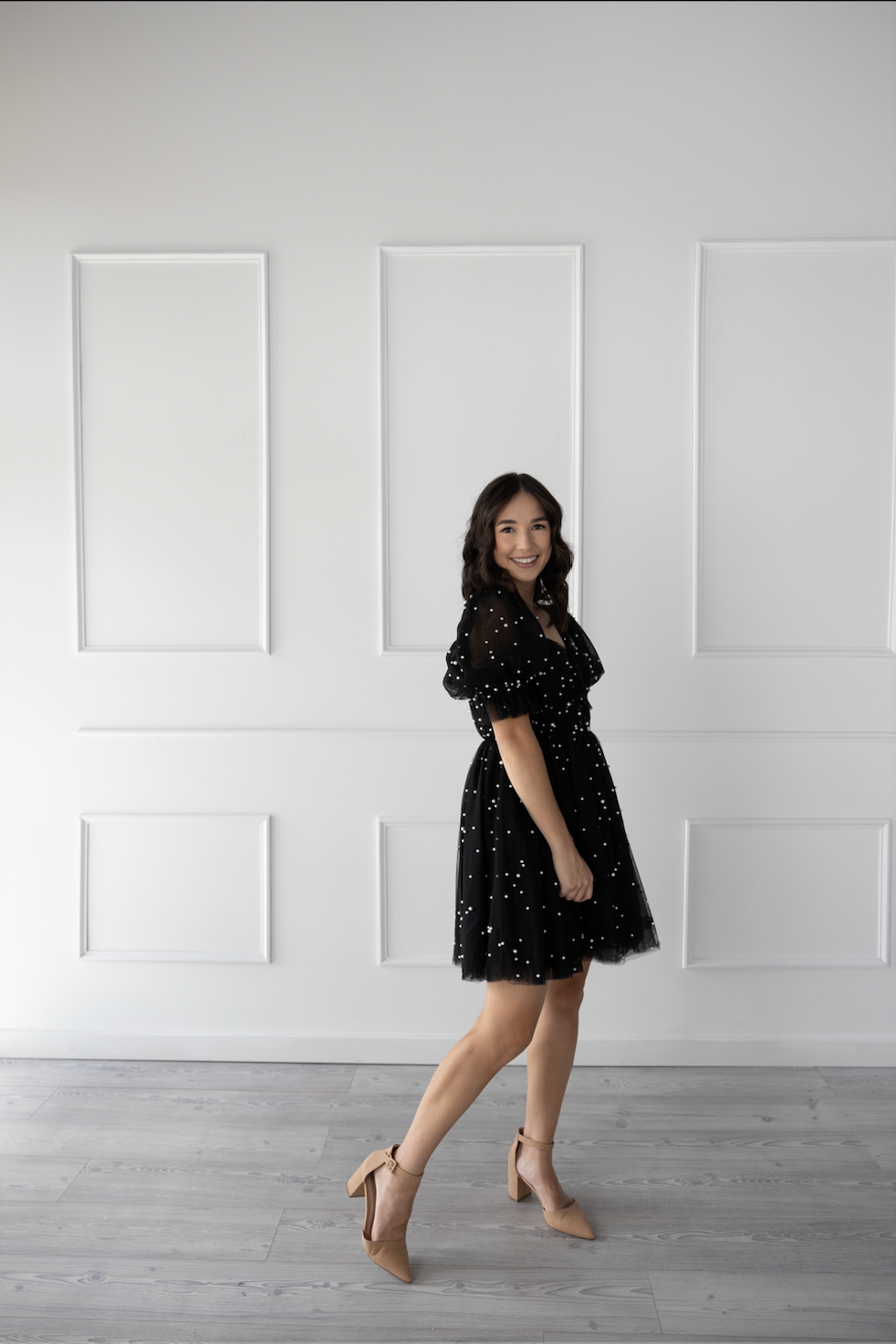 Pearl Mini Dress - Black | Ava Gowns Pearl Mini Dress - Black | Ava Gowns