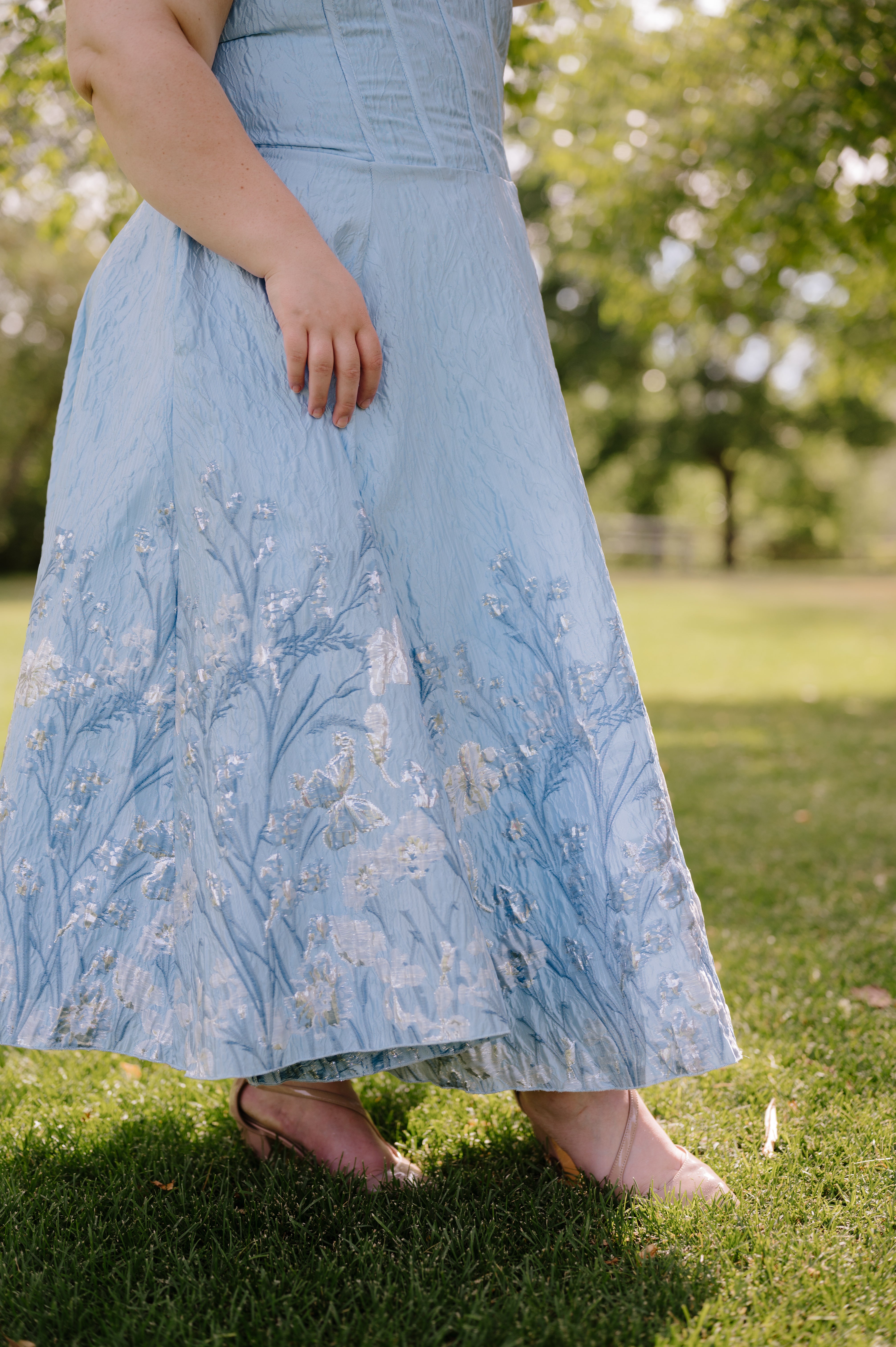 Tea Cup Dress- Blue