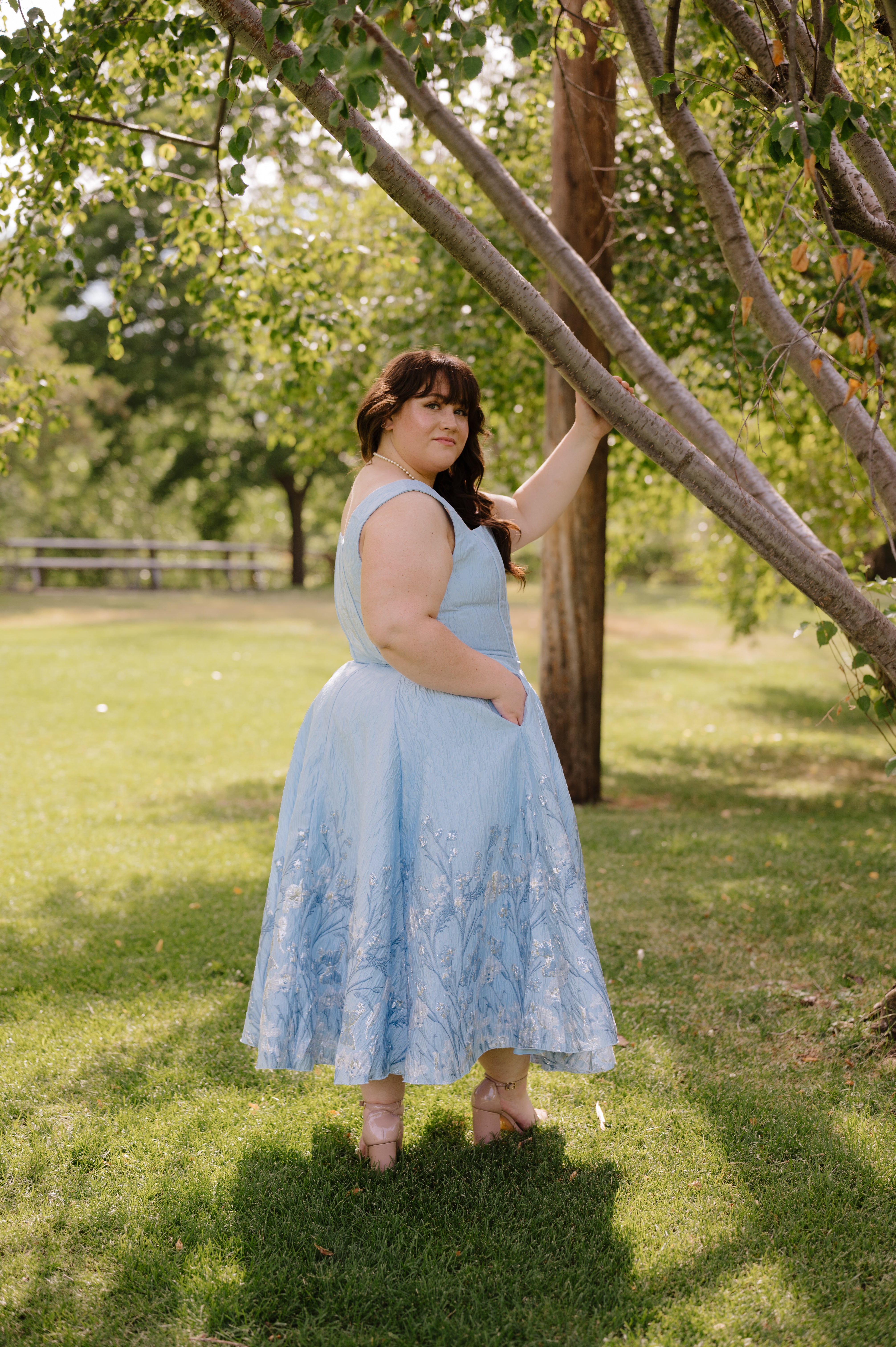 Tea Cup Dress- Blue