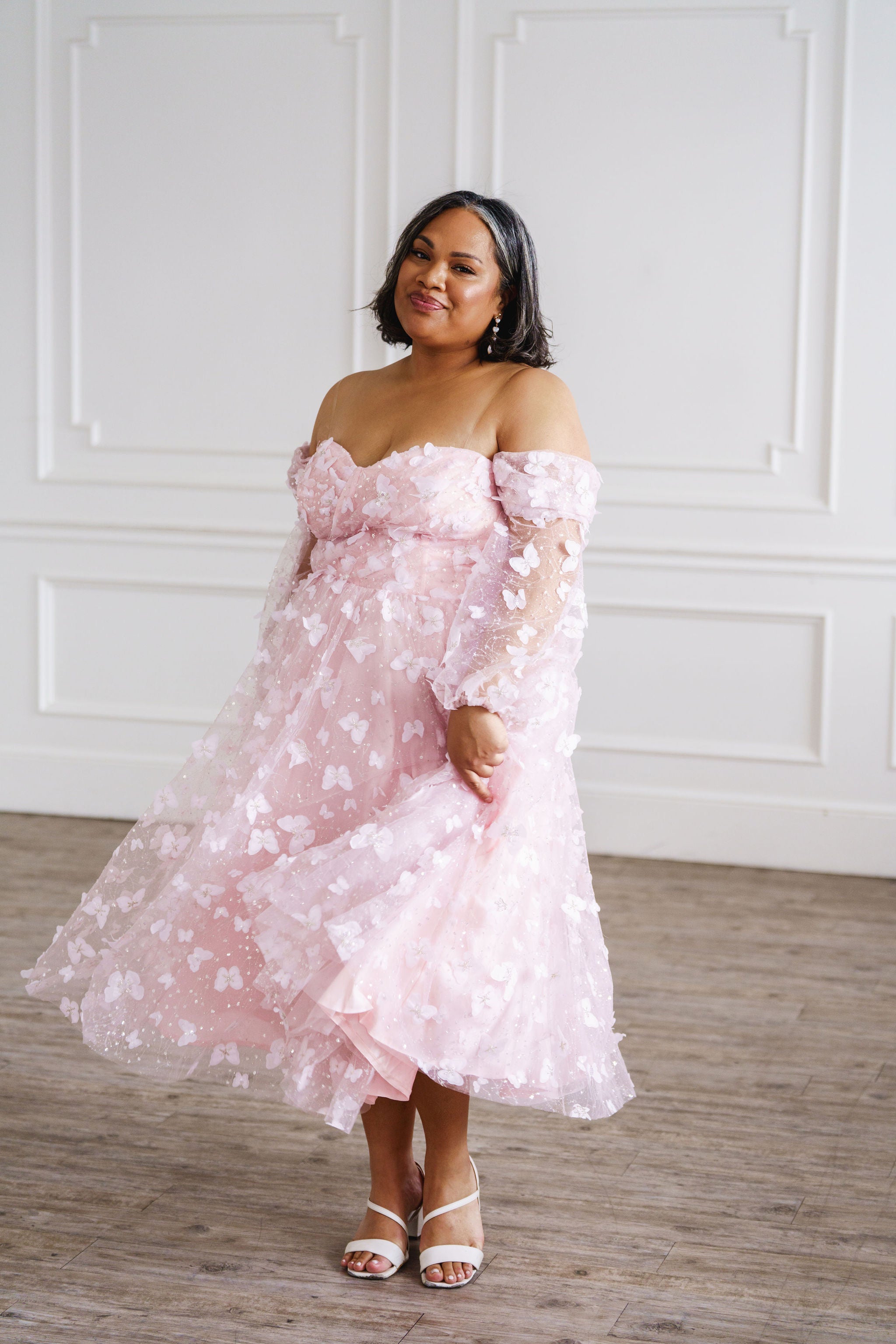 butterfly designer dress Elizabeth K GL3167