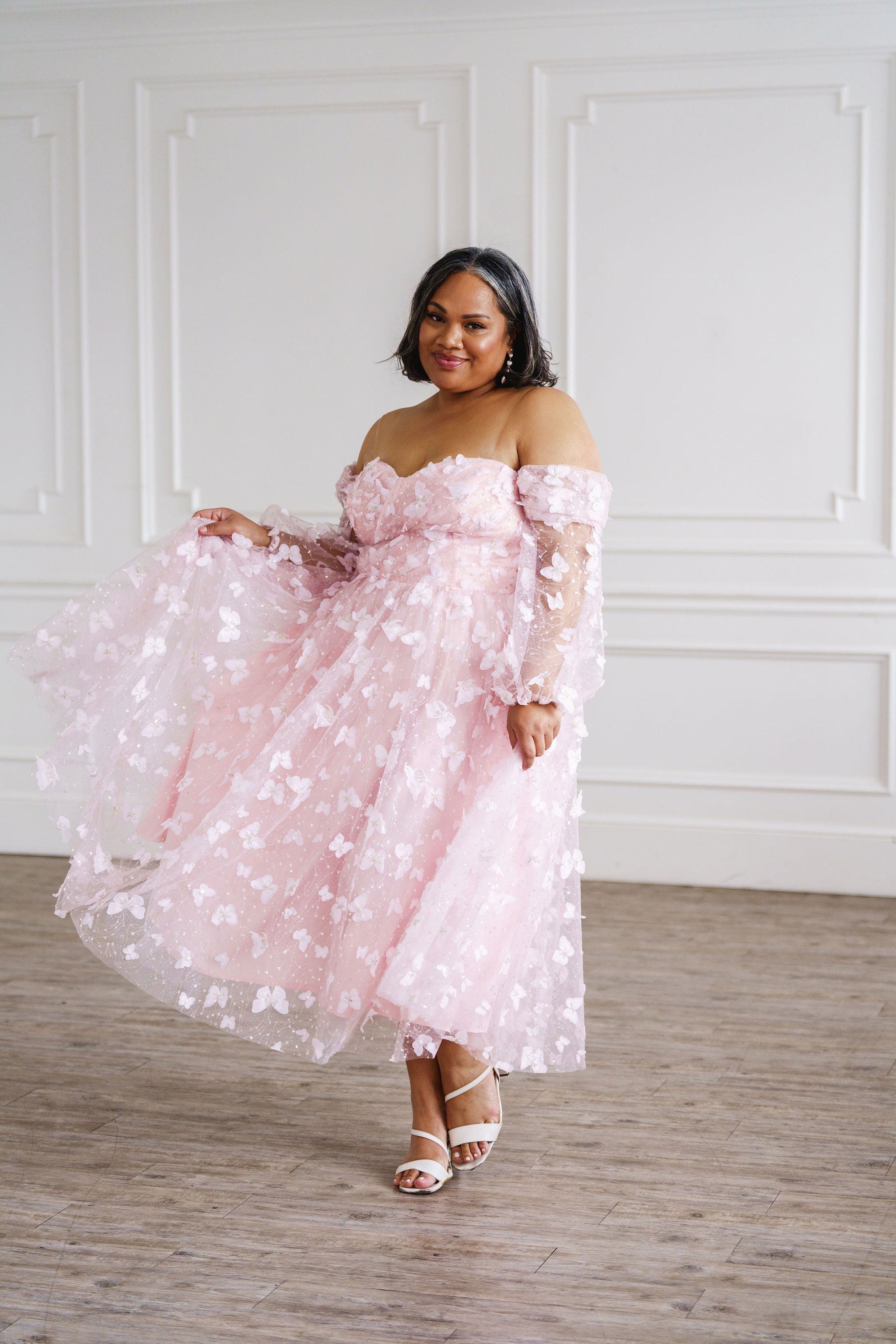 Wild Butterfly Gown - Pink