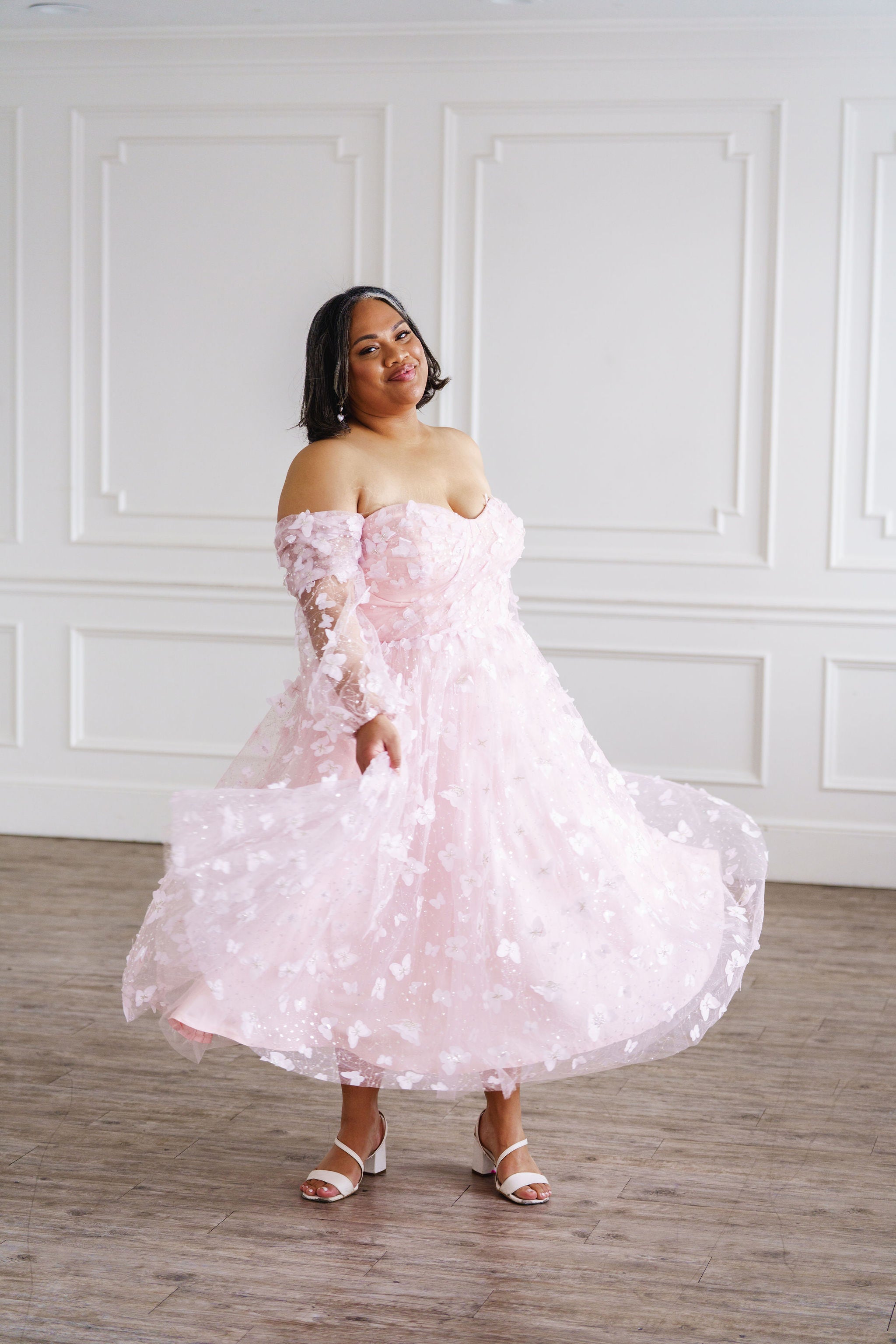 Wild Butterfly Gown - Pink