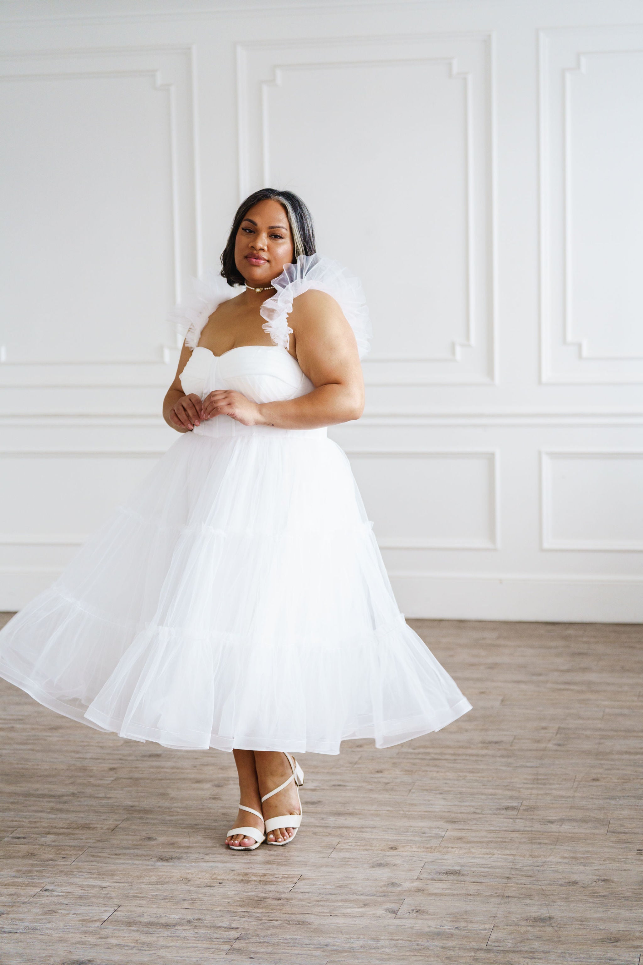 Mia Dress (PRE-ORDER) - White Radiant Mia Dress (PRE-ORDER) - White Radiant