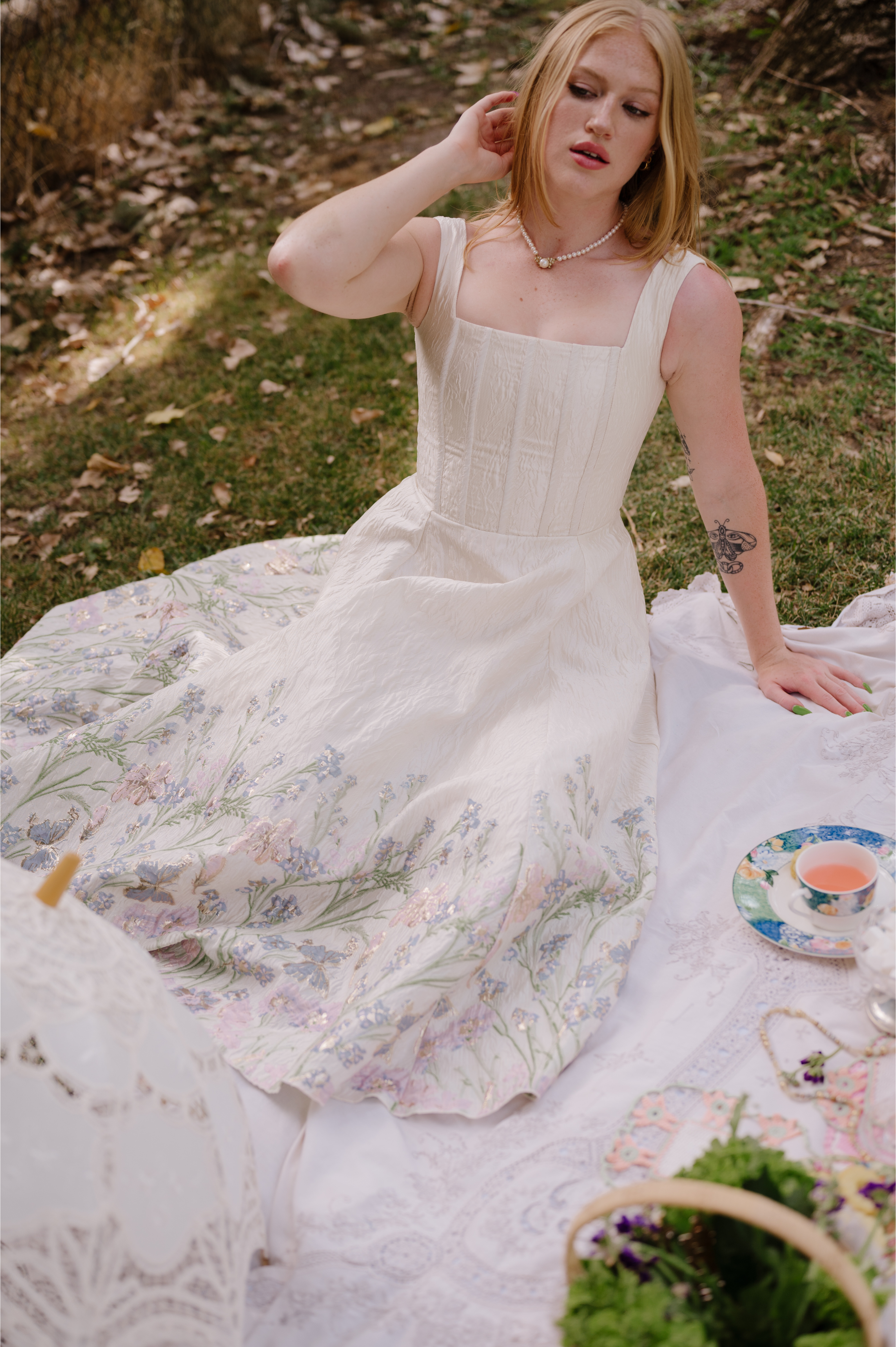 Tea Cup Dress- Ivory Fierce Tea Cup Dress- Ivory Fierce