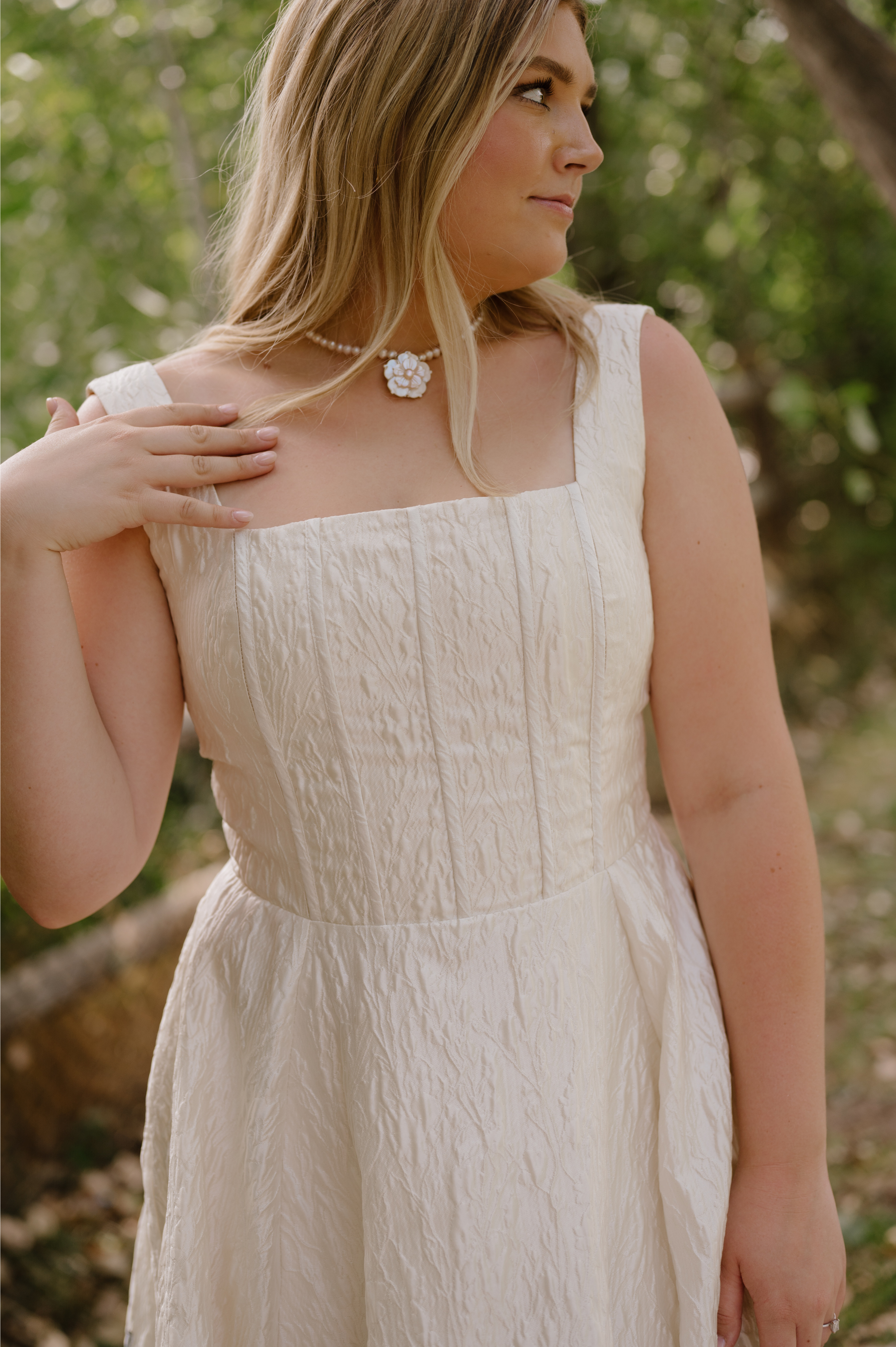 Tea Cup Dress- Ivory