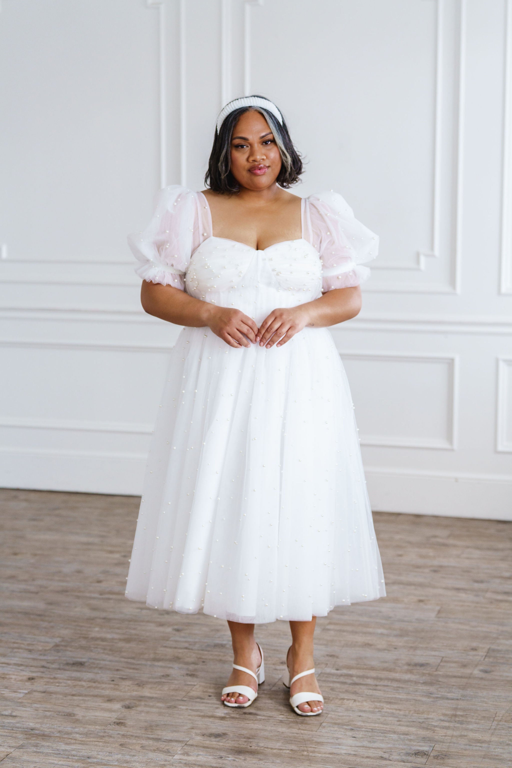 Pearl Midi Dress - White Capable Pearl Midi Dress - White Capable