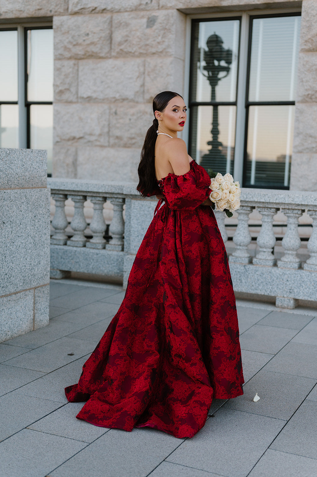 Victoria Gown (Maxi)- Red