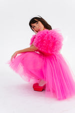 Skipper Gown - Hot Pink